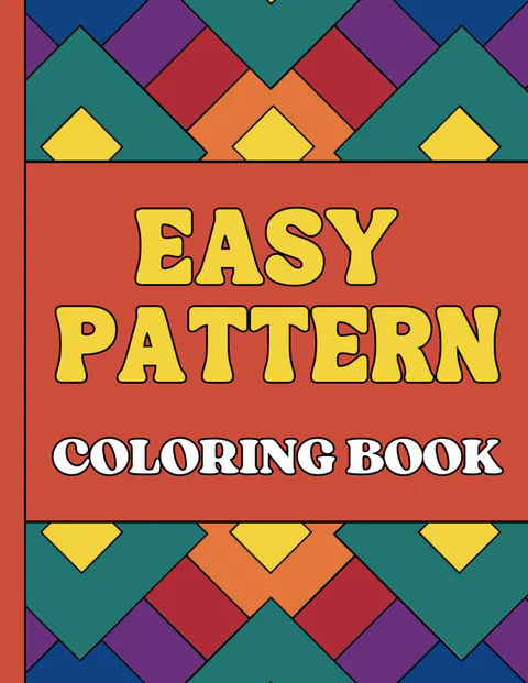 Easy Patterns Coloring Book cover