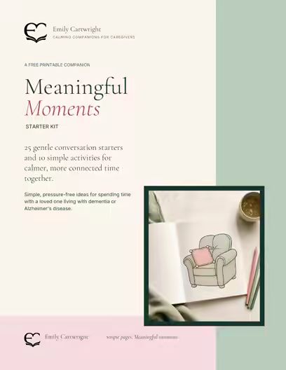 Cover of the Meaningful Moments Starter Kit